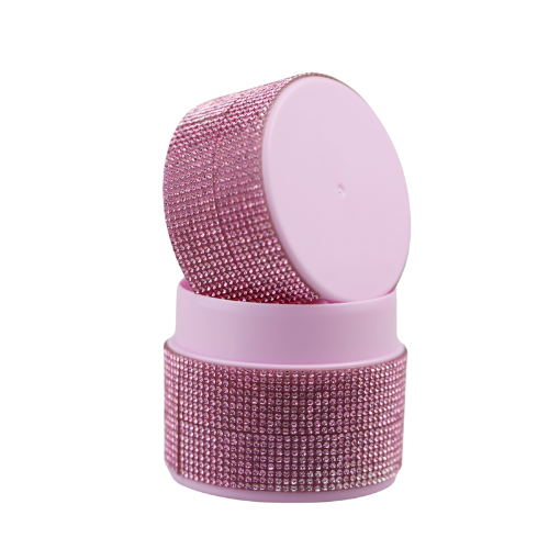 PINK GLITTER ADHESIVE CONTAINER