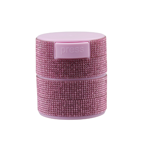 PINK GLITTER ADHESIVE CONTAINER