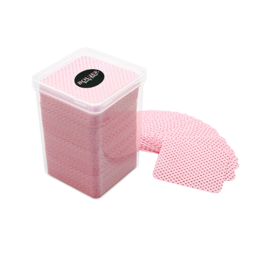 PINK ADHESIVE BOTTLE WIPES
