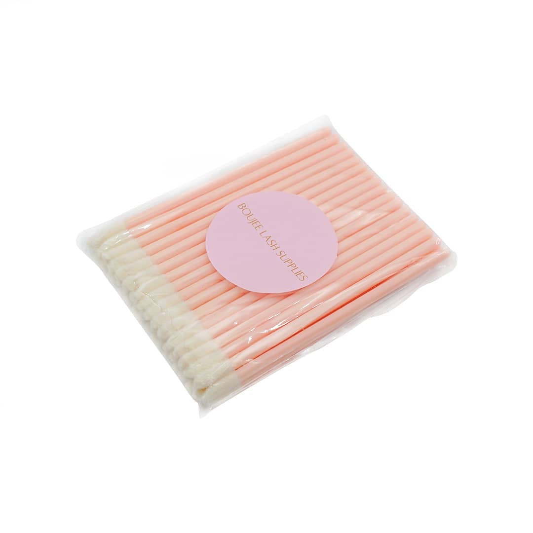 50 PACK - PEACH DISPOSABLE LIP WANDS